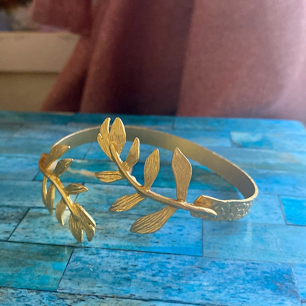 Gold Tree Athena Bracelet - yellow gold coated silver